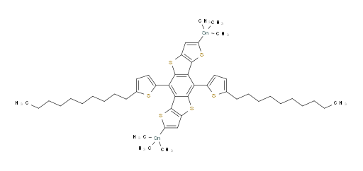 1,1′-[5,10-Bis(5-decyl-2-thienyl)dithieno[2,3-d:2′,3′-d′]benzo[1,2-b:4,5-b′]dithiophene-2,7-diyl]bis[1,1,1-trimethylstannane]