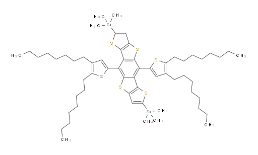 1,1′-[5,10-Bis(4,5-dioctyl-2-thienyl)dithieno[2,3-d:2′,3′-d′]benzo[1,2-b:4,5-b′]dithiophene-2,7-diyl]bis[1,1,1-trimethylstannane]