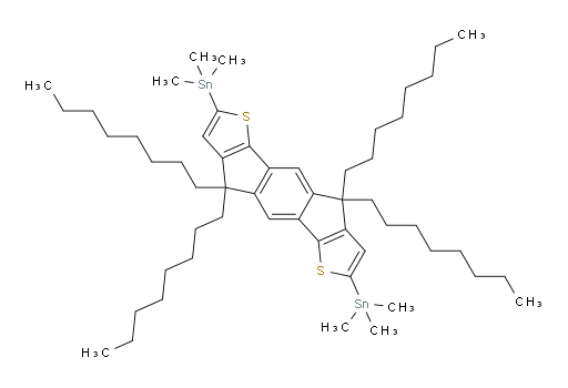 (4,4,9,9-tetraoctyl-4,9-dihydro-s-indaceno[1,2-b:5,6-b']dithiophene-2,7-diyl)bis(trimethylstannane)