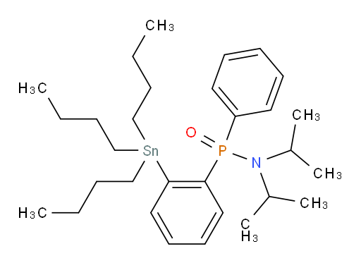 N,N-diisopropyl-P-phenyl-P-(2-(tributylstannyl)phenyl)phosphinic amide