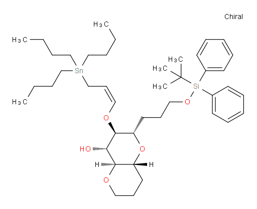 (2S,3R,4S,4aS,8aR)-2-(3-((tert-butyldiphenylsilyl)oxy)propyl)-3-(((Z)-3-(tributylstannyl)prop-1-en-1-yl)oxy)octahydropyrano[3,2-b]pyran-4-ol
