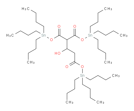 tris(tributylstannyl) 2-hydroxypropane-1,1,3-tricarboxylate