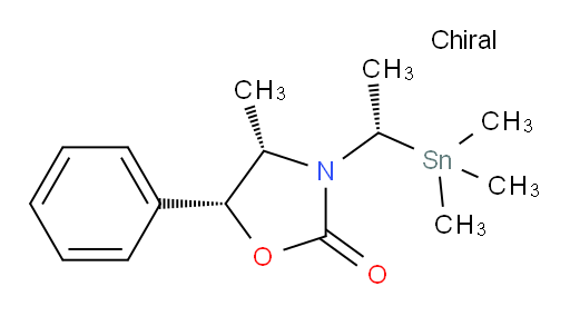 (4S,5R)-4-甲基-5-苯基-3-((S)-1-(三甲基锡基)乙基)噁唑烷-2-酮
