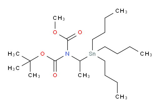 Imidodicarbonic acid, [1-(tributylstannyl)ethyl]-, 1,1-dimethylethyl methyl ester