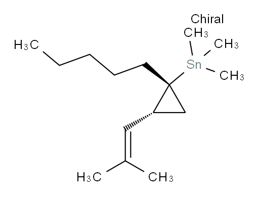 三甲基((1R,2R)-2-(2-甲基丙烯-1-基)-1-戊基环丙基)锡烷