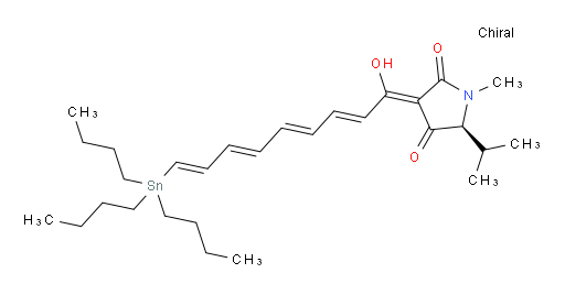 (S,Z)-3-((2E,4E,6E,8E)-1-羟基-9-(三丁基锡基)壬-2,4,6,8-四烯-1-亚基)-5-异丙基-1-甲基吡咯烷-2,4-二酮