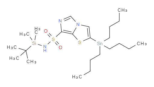 N-(叔丁基二甲基硅烷基)-2-(三丁基锡基)咪唑并[5,1-b]噻唑-7-磺酰胺