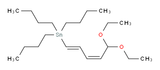 三丁基((1E,3Z)-5,5-二乙氧基戊-1,3-二烯-1-基)锡烷