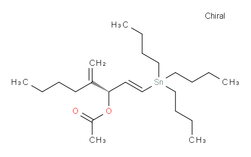 (S,E)-4-亚甲基-1-(三丁基锡基)辛-1-烯-3-基 乙酸酯