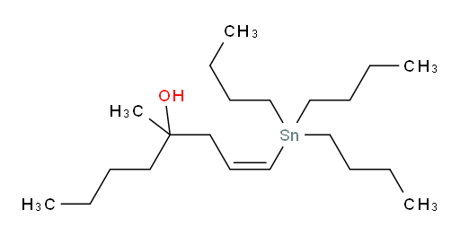 (Z)-4-甲基-1-(三丁基锡基)辛-1-烯-4-醇