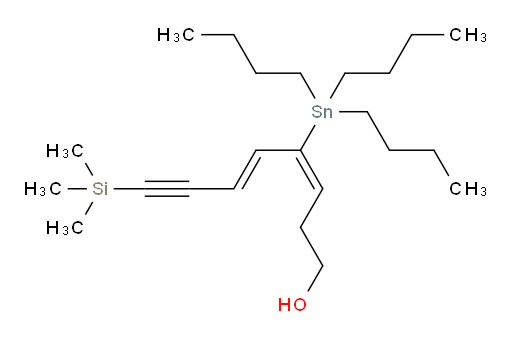 (3E,5E)-4-(三丁基锡基)-8-(三甲基硅基)辛-3,5-二烯-7-炔-1-醇