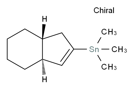 ((3aS,7aR)-3a,4,5,6,7,7a-六氢-1H-茚-2-基)三甲基锡烷