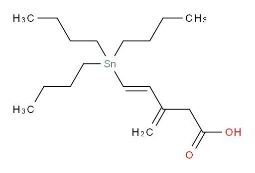 (E)-3-亚甲基-5-(三丁基锡基)戊-4-烯酸