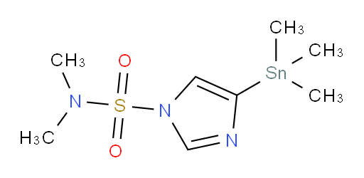 N,N-二甲基-4-(三甲基锡基)-1H-咪唑-1-磺酰胺