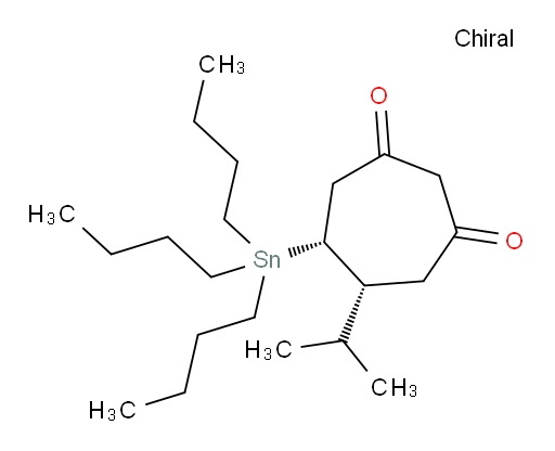 (5R,6R)-5-异丙基-6-(三丁基锡基)环庚烷-1,3-二酮