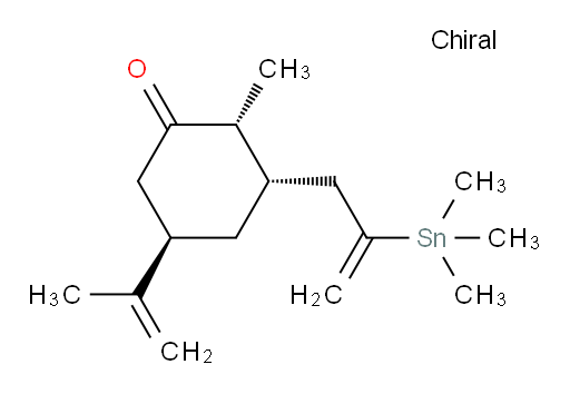 (2R,3S,5R)-2-甲基-5-(丙-1-烯-2-基)-3-(2-(三甲基锡基)烯丙基)环己酮