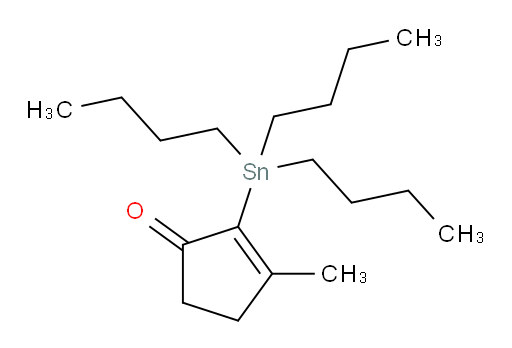 3-甲基-2-(三丁基锡基)环戊-2-烯酮
