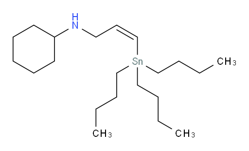 (Z)-N-(3-(tributylstannyl)allyl)cyclohexanamine