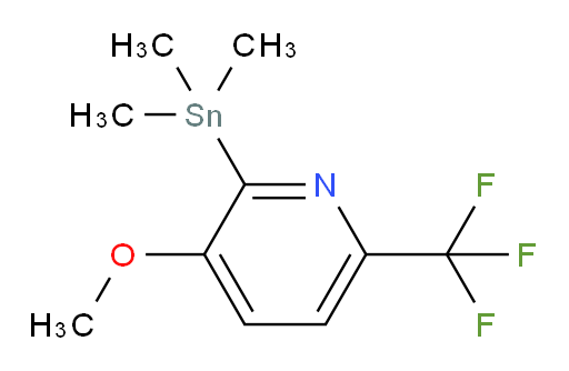 3-甲氧基-6-(三氟甲基)-2-(三甲基锡基)吡啶