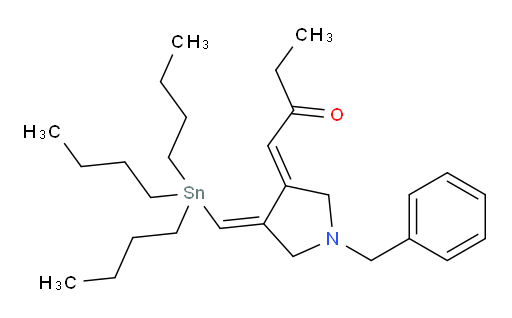 (Z)-1-((E)-1-苄基-4-((三丁基锡基)亚甲基)吡咯烷-3-亚基)丁-2-酮