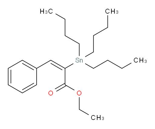 (E)-乙基 3-苯基-2-(三丁基锡基)丙烯酸酯