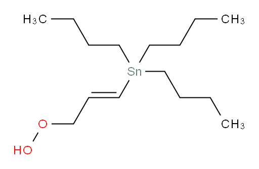 (E)-三丁基(3-过氧化氢丙烯-1-基)锡烷