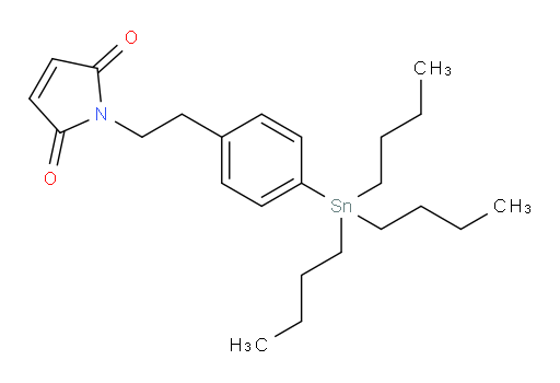 1-(4-(tributylstannyl)phenethyl)-1H-pyrrole-2,5-dione