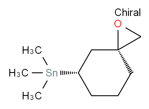 trimethyl((3R,5S)-1-oxaspiro[2.5]octan-5-yl)stannane
