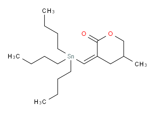 (Z)-5-methyl-3-((tributylstannyl)methylene)tetrahydro-2H-pyran-2-one