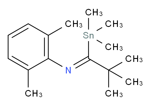 (Z)-N-(2,2-二甲基-1-(三甲基锡基)丙亚基)-2,6-二甲基苯胺