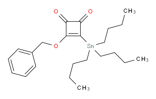 3-(benzyloxy)-4-(tributylstannyl)cyclobut-3-ene-1,2-dione