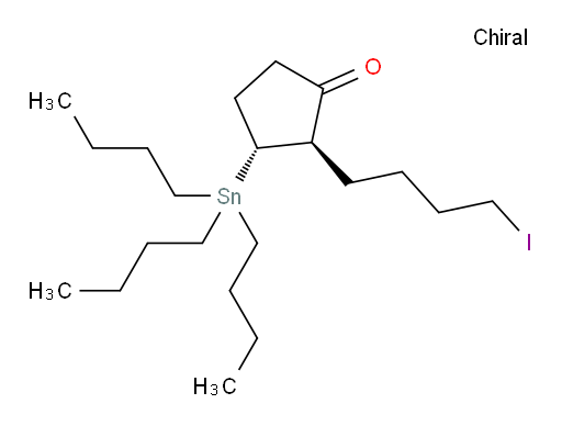 (2R,3R)-2-(4-碘丁基)-3-(三丁基锡基)环戊酮