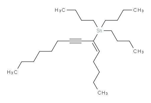 (E)-三丁基(十四烷-5-烯-7-炔-6-基)锡烷