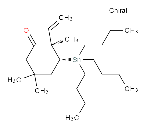 (2R,3R)-2,5,5-三甲基-3-(三丁基锡基)-2-乙烯基环己酮