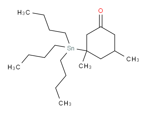 3,5-dimethyl-3-(tributylstannyl)cyclohexanone