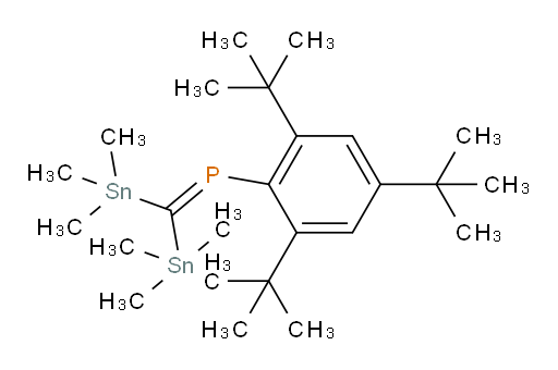 (bis(trimethylstannyl)methylene)(2,4,6-tri-tert-butylphenyl)phosphine