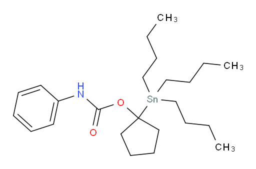 1-(tributylstannyl)cyclopentyl phenylcarbamate