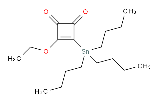 3-ethoxy-4-(tributylstannyl)cyclobut-3-ene-1,2-dione