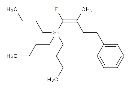 (Z)-三丁基(1-氟-2-甲基-4-苯基丁-1-烯-1-基)锡烷