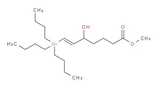 (E)-甲基 5-羟基-7-(三丁基锡基)庚-6-烯酸酯