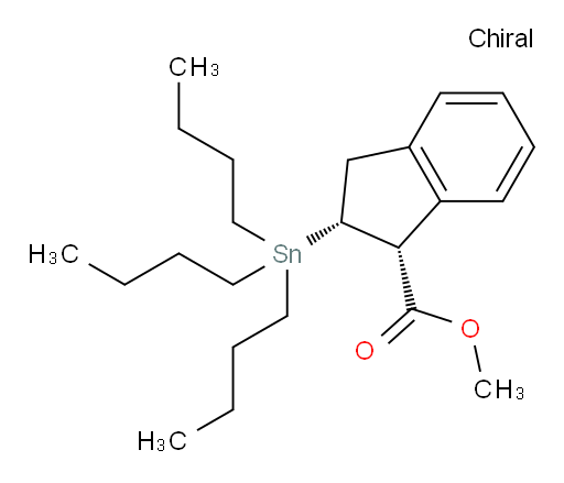 (1R,2R)-methyl 2-(tributylstannyl)-2,3-dihydro-1H-indene-1-carboxylate