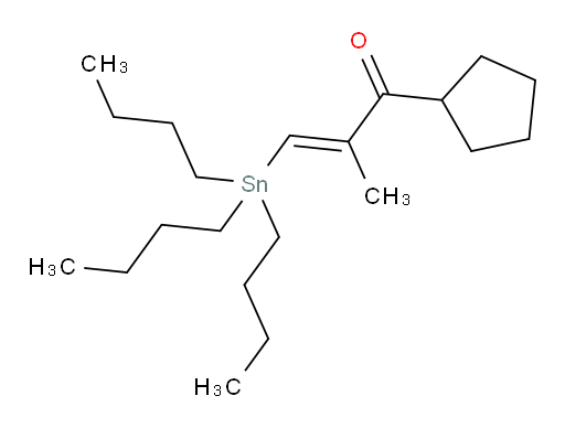 (E)-1-环戊基-2-甲基-3-(三丁基锡基)丙-2-烯-1-酮
