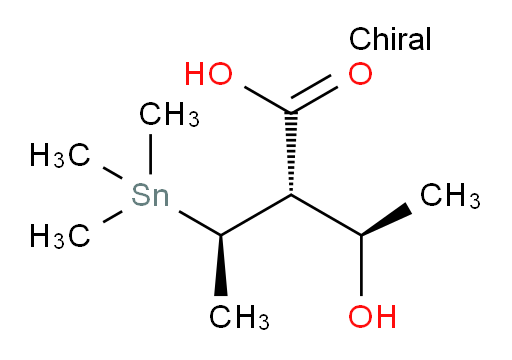 (2S,3R)-3-hydroxy-2-((R)-1-(trimethylstannyl)ethyl)butanoic acid