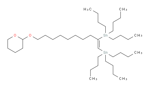 (Z)-(10-((tetrahydro-2H-pyran-2-yl)oxy)dec-1-ene-1,2-diyl)bis(tributylstannane)
