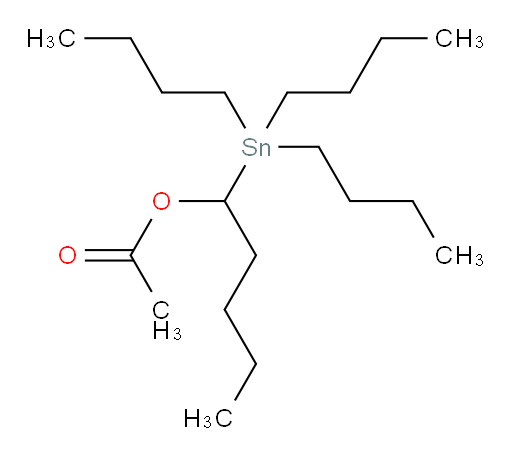 1-(tributylstannyl)pentyl acetate