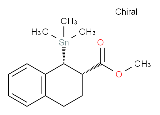 (1R,2S)-methyl 1-(trimethylstannyl)-1,2,3,4-tetrahydronaphthalene-2-carboxylate