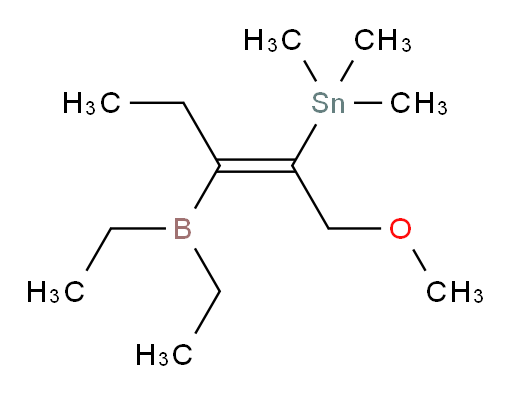 (Z)-(3-(diethylboryl)-1-methoxypent-2-en-2-yl)trimethylstannane