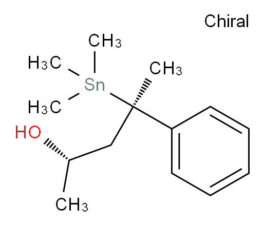 (2S,4R)-4-苯基-4-(三甲基锡基)戊-2-醇