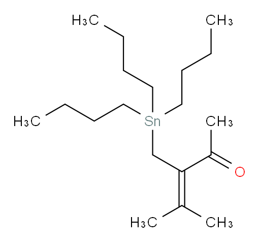 4-methyl-3-((tributylstannyl)methyl)pent-3-en-2-one