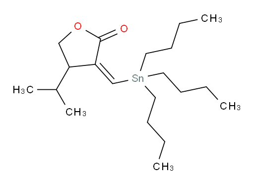 (Z)-4-isopropyl-3-((tributylstannyl)methylene)dihydrofuran-2(3H)-one